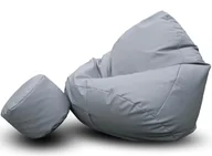 Pufy i podnóżki - Pufa sako XXXL worek + gratis szara - miniaturka - grafika 1