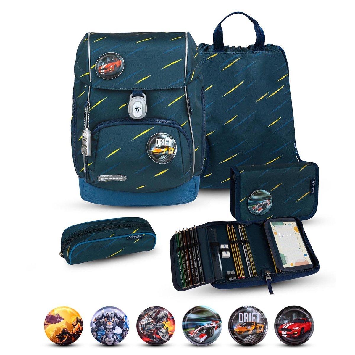 Zestaw szkolny Premium Comfy Plus Orion Blue, 5-częściowy