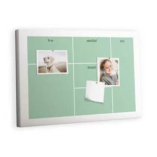 Kolorowy Organizer - Tablica Korkowa z Pinezkami - Organizer do biura 60x40 cm - Tablice i flipcharty - miniaturka - grafika 1