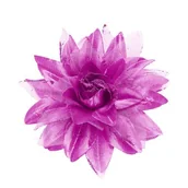 Dodatki do strojów karnawałowych - Widmann Spinka do włosów "Kwiat" liliowy WI04129 - miniaturka - grafika 1