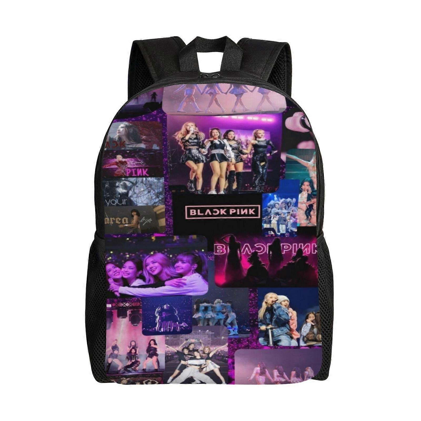 ql504 blackpink Plecaki Casual Daypacks Torba na książki dla studentów Drukowanie Tornister Plecak Lekki tornister lq504