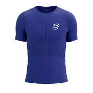 Bielizna sportowa męska - COMPRESSPORT Koszulka biegowa RACING SS T-SHIRT dazz blue - miniaturka - grafika 1