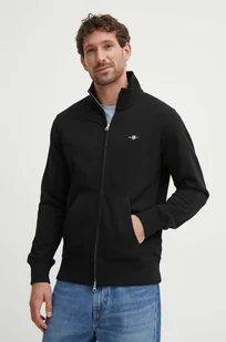 Gant bluza męska kolor czarny gładka - Bluzy męskie - miniaturka - grafika 1