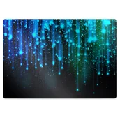 Podnóżki, podpórki, podkładki - Podkładka pod fotel Drobinki niebieskie 100x70 cm - miniaturka - grafika 1