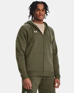 Bluzy męskie - BLUZA MĘSKA ROZPINANA SPORTOWA UNDER ARMOUR Rival Fleece Fz Hoodie XS - miniaturka - grafika 1