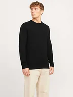 Swetry męskie - Jack & Jones Sweter w kolorze czarnym - miniaturka - grafika 1