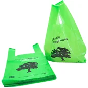 Akcesoria do pakowania - REKLAMÓWKI FOLIOWE TORBY LDPE 30×55 cm BARDZO GRUBE MOCNE 50 SZTUK ZIELONE - miniaturka - grafika 1