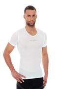 Koszulki sportowe męskie - Koszulka termoaktywna unisex Brubeck SS10540 biały - miniaturka - grafika 1