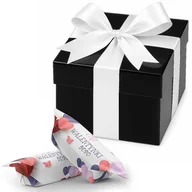 Cukierki - KRÓWKI mleczne w pudełku czarnym 18 30 40 50 urodziny - miniaturka - grafika 1