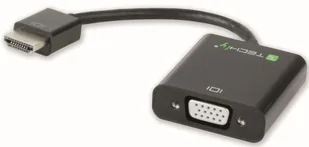 Techly Konwerter HDMI męski na VGA żeński audio micro-USB 306301 - Złącza, przejściówki, adaptery - miniaturka - grafika 5