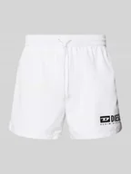 Kąpielówki męskie - Spodenki kąpielowe z nadrukiem z logo model ‘KEN’ - miniaturka - grafika 1