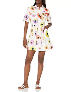Desigual Sukienka damska, biały, XL - Sukienki - miniaturka - grafika 1