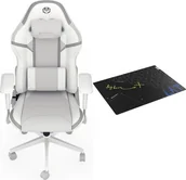 Fotele gamingowe - Fotel Endorfy Scrim OWH EY8A007 biały + Endorfy Floor Pad FP120R EY8G001 - miniaturka - grafika 1