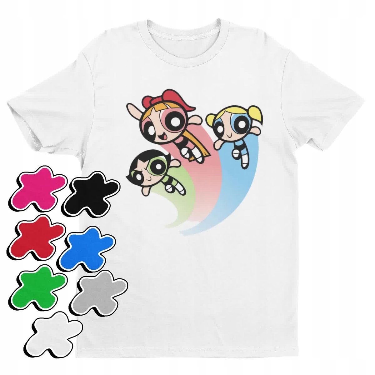 Koszulka T-Shirt Dziecięca Z Nadrukiem Atomówki Dla Dziewczynki -M 134-140