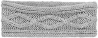 Apaszki i szaliki damskie - Opaska na Czoło Milinda Lurex Cekiny by Lipodo, szary, One Size - miniaturka - grafika 1