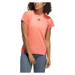 Koszulki i topy damskie - Adidas, Koszulka damska, HeatRDY Training GL6923, pomarańczowy, rozmiar M - grafika 1