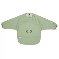 Śliniaki i fartuszki - Nuuroo - Śliniak Fartuszkowy Wodoodporny Z Kieszonką Luna Light Green Panda - miniaturka - grafika 1