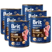 Mokra karma dla psów - BRIT Premium by Nature Lamb With BUCKWHEAT 6x800g - miniaturka - grafika 1