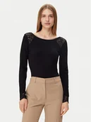 Body - Morgan Body 251-TDENTY Czarny Slim Fit - miniaturka - grafika 1