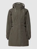 Kurtki damskie - Kurtka z aplikacją z logo - miniaturka - grafika 1