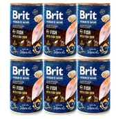 Mokra karma dla psów - Brit Premium by Nature Ryba 6 x 800 g - miniaturka - grafika 1