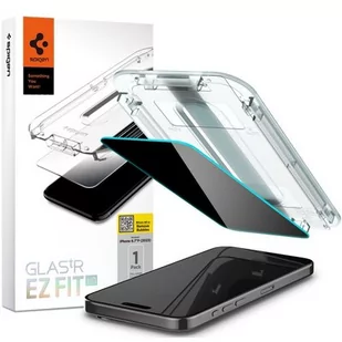 Szkło hartowane SPIGEN Glas.TR EZ Fit Privacy do Apple iPhone 15 Pro Max - Szkła hartowane na telefon - miniaturka - grafika 1