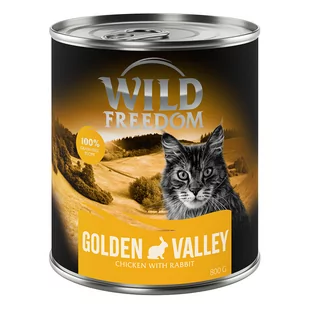 Wild Freedom Adult, 6 x 800 g - bez zbóż - Golden Valley - Królik i kurczak - Mokra karma dla kotów - miniaturka - grafika 1