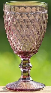 Kieliszek do wina Aurora, różowy, 250 ml - Kieliszki - miniaturka - grafika 1