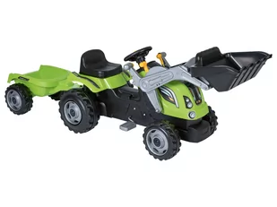 Smoby Traktor na pedały Farmer Max z przyczepą i łychą 3032167101280 - Jeździki dla dzieci - miniaturka - grafika 1
