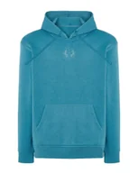 Bluzy męskie - Bluza z kapturem Znak Zodiaku Bliźnięta Minimalistyczny Styl Niebieska L - miniaturka - grafika 1