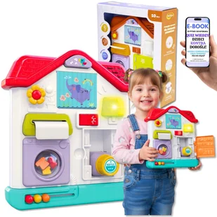 Edukacyjny Domek DUMEL Discovery Interaktywny 10m+ Interaktywny Domek Dla Dziecka PREZENT NA ŚWIĘTA DLA CÓRKI SYNA + EBOOK-2 - Zabawki interaktywne dla dzieci - miniaturka - grafika 1