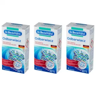 Dr. Beckmann Odbarwiacz (przywraca oryginalne kolory) Zestaw 3 x 75 g - Środki do prania - miniaturka - grafika 1