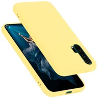 Etui i futerały do telefonów - Pokrowiec Do Honor 20 PRO Etui w LIQUID ŻÓŁTY TPU Silikon Case Cover Obudowa Ochronny Cadorabo - miniaturka - grafika 1