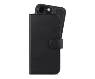 Holdit Wallet Case Magnet Plus iPhone 15 Pro Black - Etui i futerały do telefonów - miniaturka - grafika 1