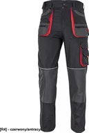 Odzież robocza - CERVA FF HANS - spodnie - czerwony/antracyt 50 - miniaturka - grafika 1