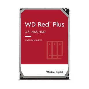 Western Digital western digital Red Plus 10TB SATA 6Gb/s 3.5inch 256MB cache 72200Rpm Internal HDD Bulk - Dyski serwerowe - miniaturka - grafika 1