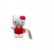Maskotki i pluszaki - Hello Kitty Maskotka Czerwona Pluszowa Oryginał - miniaturka - grafika 1