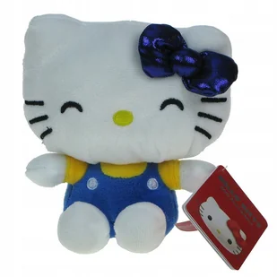 Hello Kitty - maskotka kotka Kitty 16cm (granatowa) (23868) 50 lecie kotki - Maskotki i pluszaki - miniaturka - grafika 1