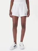 Spodenki damskie - adidas Szorty sportowe Essentials Small Logo French Terry Cargo JD9945 Biały Loose Fit - miniaturka - grafika 1