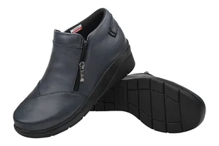Botki AXEL Comfort 1774 Marine Gold H na 2-zamki Kosela Medic 9774 - Botki damskie - miniaturka - grafika 3