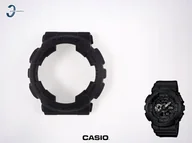 Akcesoria do zegarków - Bezel Casio BA-110 BA-110BC czarny matowy czarne napisy - miniaturka - grafika 1