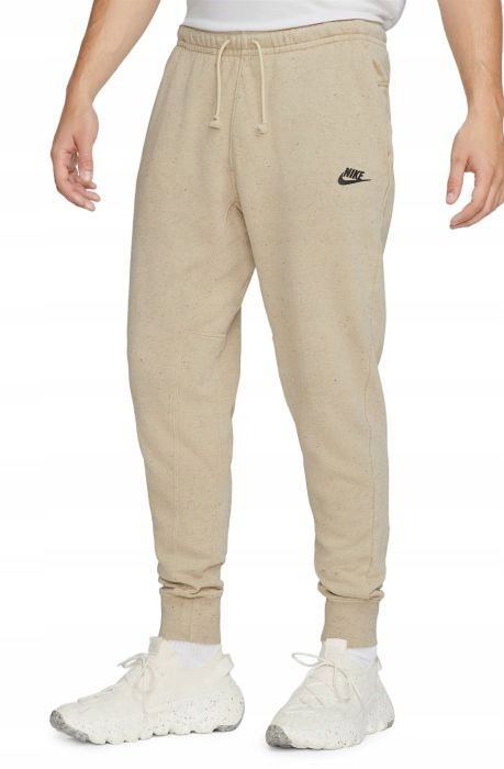 Nike spodnie dresowe męskie Nike M NK CLUB+ BB PANT R beżowy rozmiar M