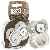 Smoczki uspokajające - LOVI SMOCZEK DYNAMICZNY ORTODONTYCZNY 2szt. 3-6 m - miniaturka - grafika 1