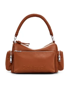 Desigual Torebka 25SAXPAJ Brązowy - Torebki damskie - miniaturka - grafika 1