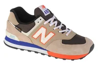 Sneakersy męskie - New Balance ML574HQ2 męskie sneakersy, brązowe, rozmiar 41 1/2 - miniaturka - grafika 1