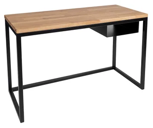 Elior Biurko z dębowym blatem w stylu industrialnym L8-G38 - Biurka Elior Biurko z dębowym blatem w stylu industrialnym L8-G38 - Biurka - miniaturka - grafika 1