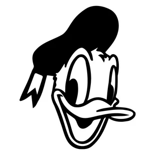 Naklejka na auto KACZOR DONALD na auto 10 cm - Akcesoria motoryzacyjne Naklejka na auto KACZOR DONALD na auto 10 cm - Akcesoria motoryzacyjne - miniaturka - grafika 1