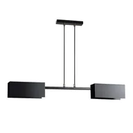 Lampy sufitowe - Emibig Tolos lampa wisząca 2-punktowa czarna 633/2 633/2 - miniaturka - grafika 1
