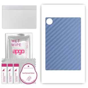 folia naklejka skórka strukturalna na TYŁ do Huawei MatePad Pro 13.2 - Carbon Granatowy - apgo SKINS - Akcesoria do tabletów i e-booków - miniaturka - grafika 1