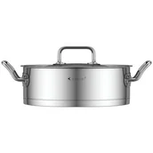 Garnki - Kassel płaski z pokrywą Pro Chef 24 cm 93037 - miniaturka - grafika 1